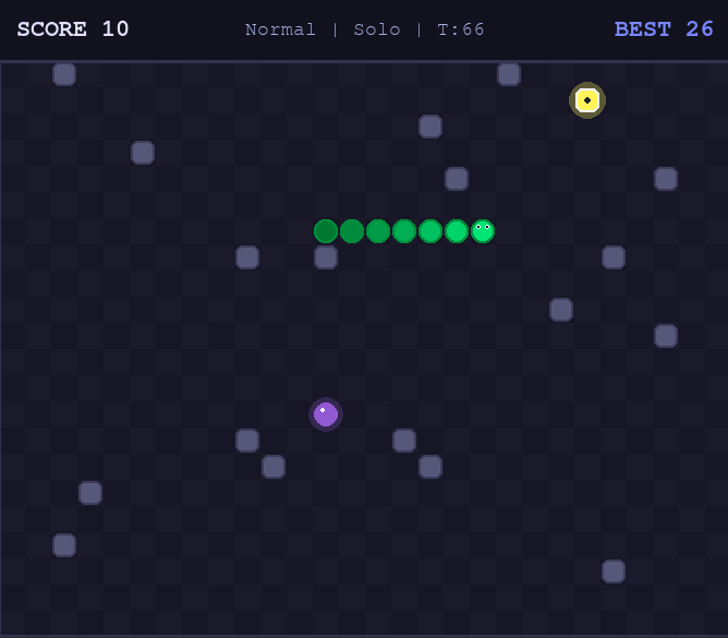 Snake gameplay screenshot